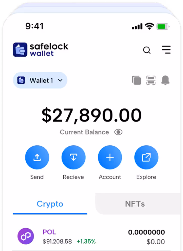 Wallet Page Hero Banner